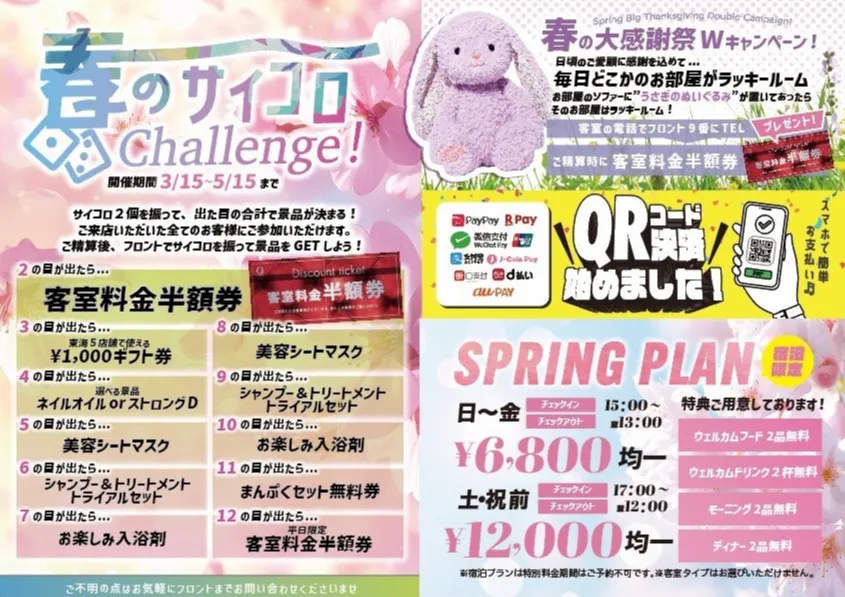 春のサイコロチャレンジのご紹介